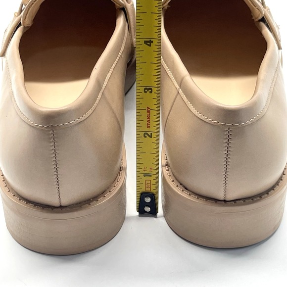 Marc Fisher Babbea Womens Chunky Sole Slip On Chain Platform Shoes Loafers 8.5 M - Picture 8 of 9